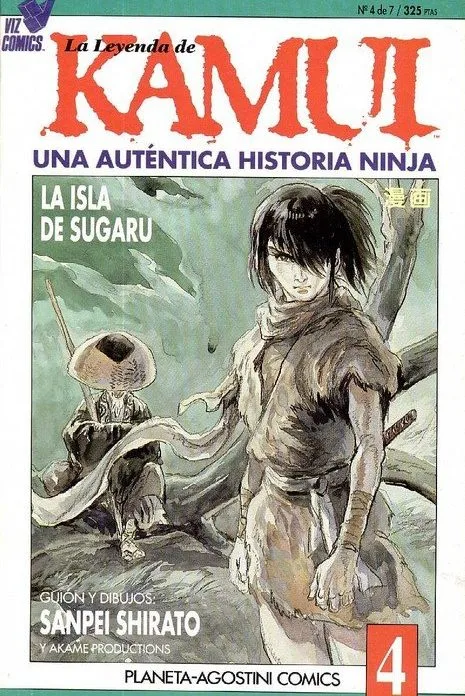 Portada de una edición de Sampei Shirato publicada por Planeta deAgostini en 1992