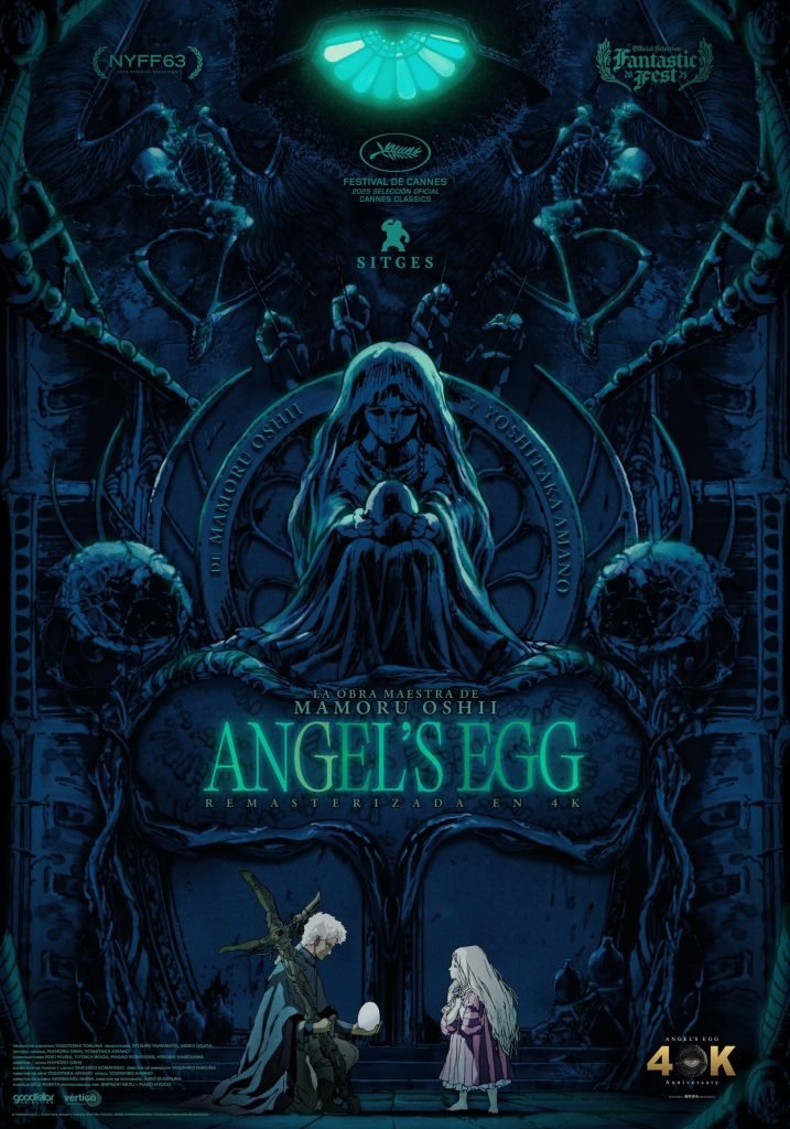 La niña de Angel’s Egg protege el misterioso huevo en un entorno oscuro