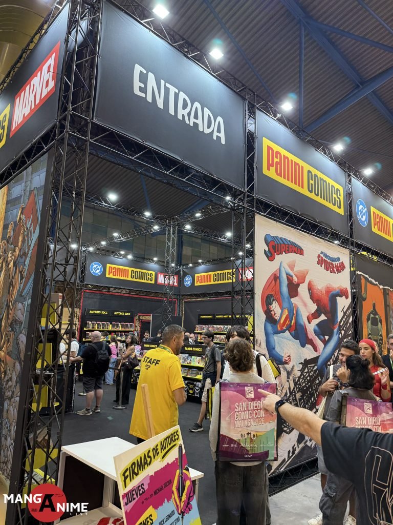 Stand de Panini Manga en San Diego Comic-Con Málaga 2026