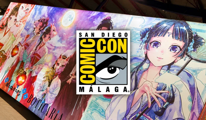 San Diego Comic-Con Málaga 2026 en FYCMA con mural de Los diarios de la boticaria de Devir Manga