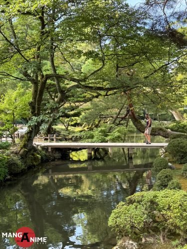 Jardín tradicional japonés en Kanazawa