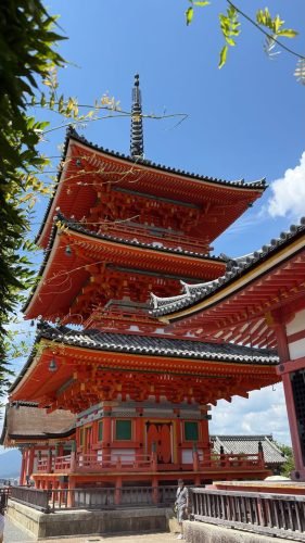 Pagoda en Kioto