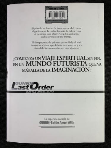 Gunnm Last Order - Contraportada