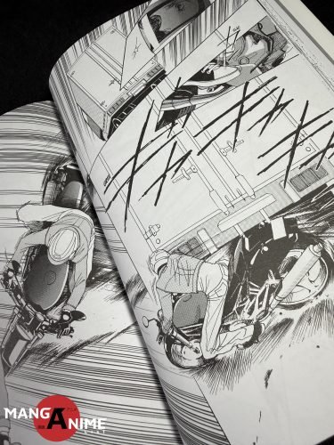 Escena de acción del manga MARS de Fuyumi Sōryō